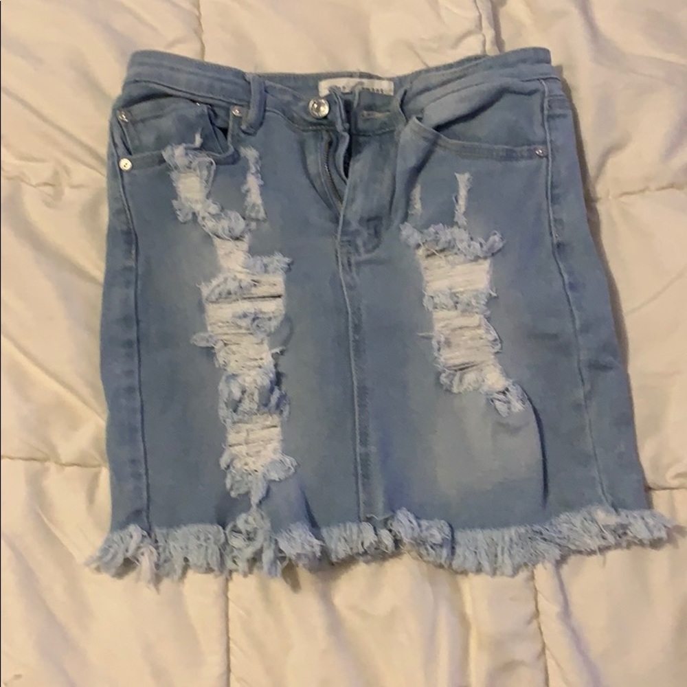 jean skirt
